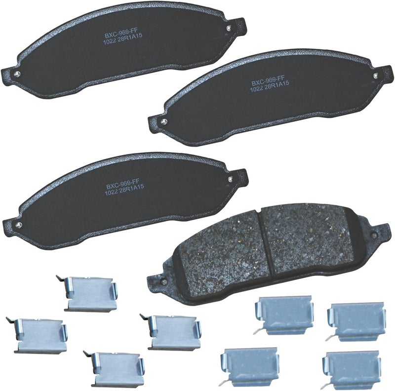 Bendix Premium SBC1022 Ceramic Front Brake Pads for Ford Freestar 2007-2004, Mercury Monterey 2007-2004 - Image 1